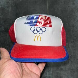 Vintage 1984 USA Olympics McDonalds Trucker Hat